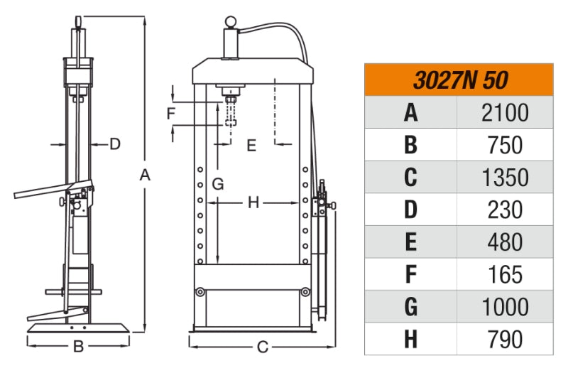 3027N 50-HYDRAULIC PRESS MOVING PISTON