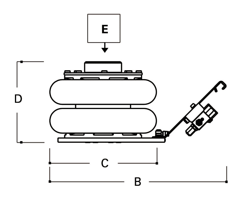 3061/2T P100-EXTENSION FOR ITEM 3061/2T