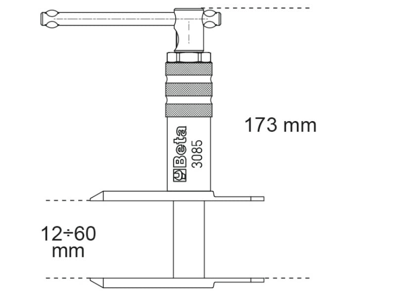 3085-TOOL FOR RETRACTING BRAKE PISTONS