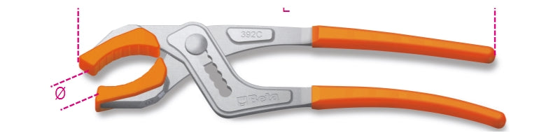 392C-ADJUSTABLE DRAIN TAP PLIERS