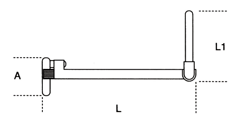 395T 10-32-TELESCOPIC WATER TAP WRENCH