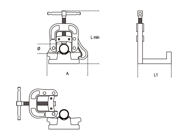 399 10-60-PIVOTING CLAMP VICES