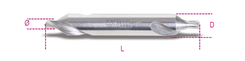 422 1,60-GROUND CENTRE DRILL BITS