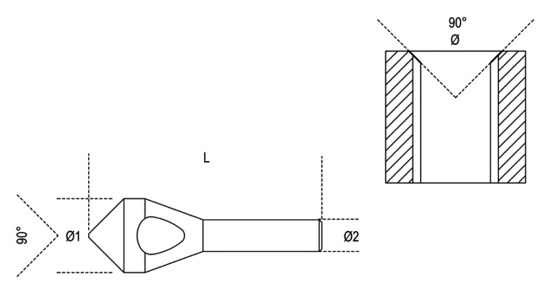 426/SB1-COUNTERSINKING CUTTERS HSS