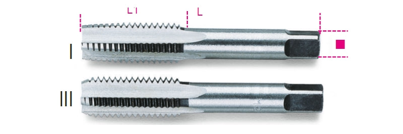 433 10X0,75-HAND TAPS FINE PITCH 2PCS