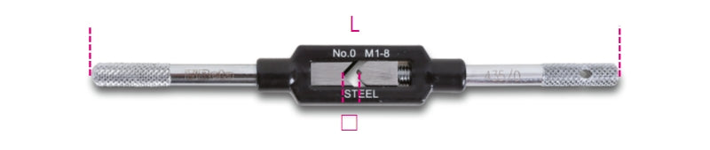 435/0-ADJUSTABLE TAP WR. STEEL BODY