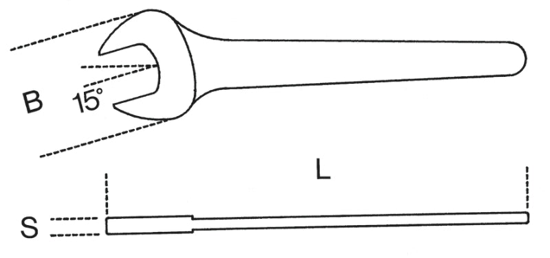 52MQ 9-SINGLE OPEN END WRENCHES 1000V