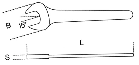 52MQ 16-SINGLE OPEN END WRENCHES 1000V