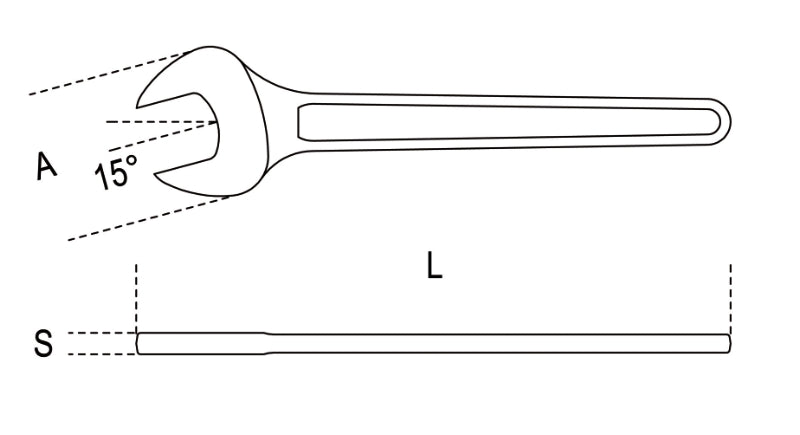 52 20-SINGLE OPEN END WRENCHES