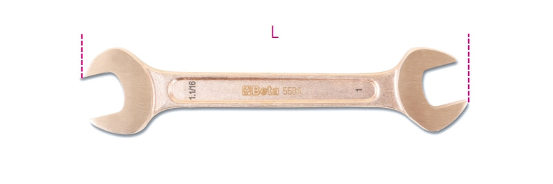 55BA-AS 1X1.1/16-SPARK-PROOF WRENCH