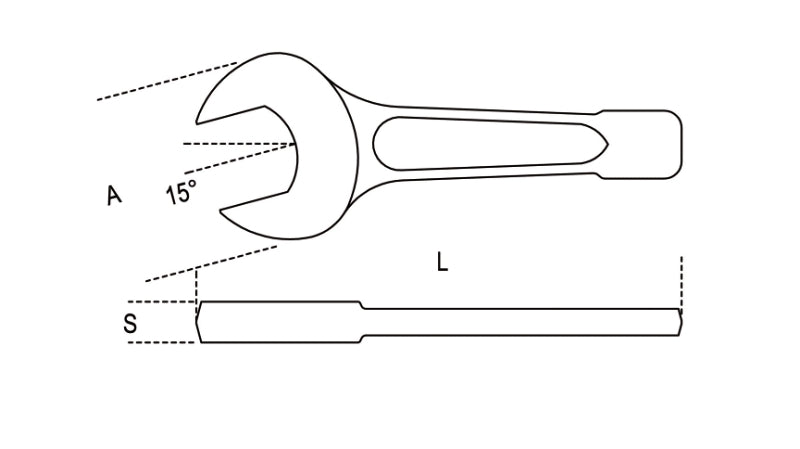 58 100-OPEN END SLOGGING WRENCHES