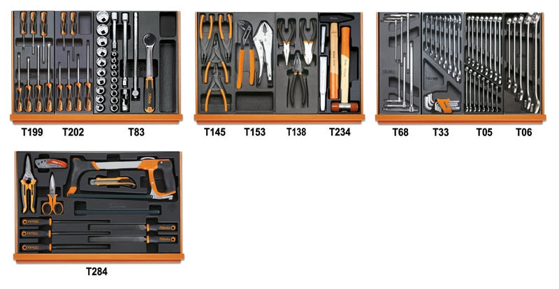 5904VU/2T-ASSORTMENT OF 104 TOOLS