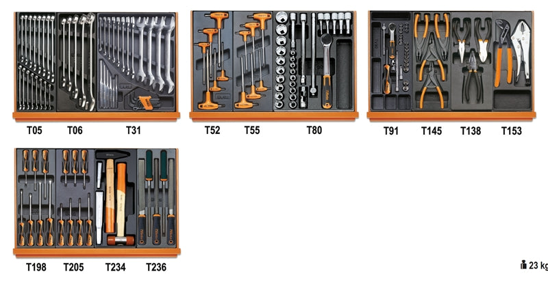 5904VG/3T-ASSORTMENT OF 102 TOOLS