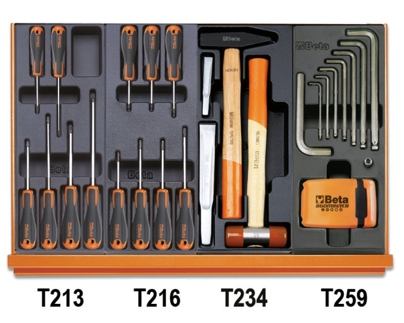 5904VU/4T-ASSORTMENT OF 197 TOOLS