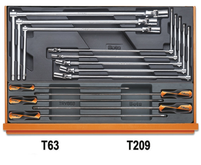 5908VG/2T-ASSORTMENT OF 214 TOOLS