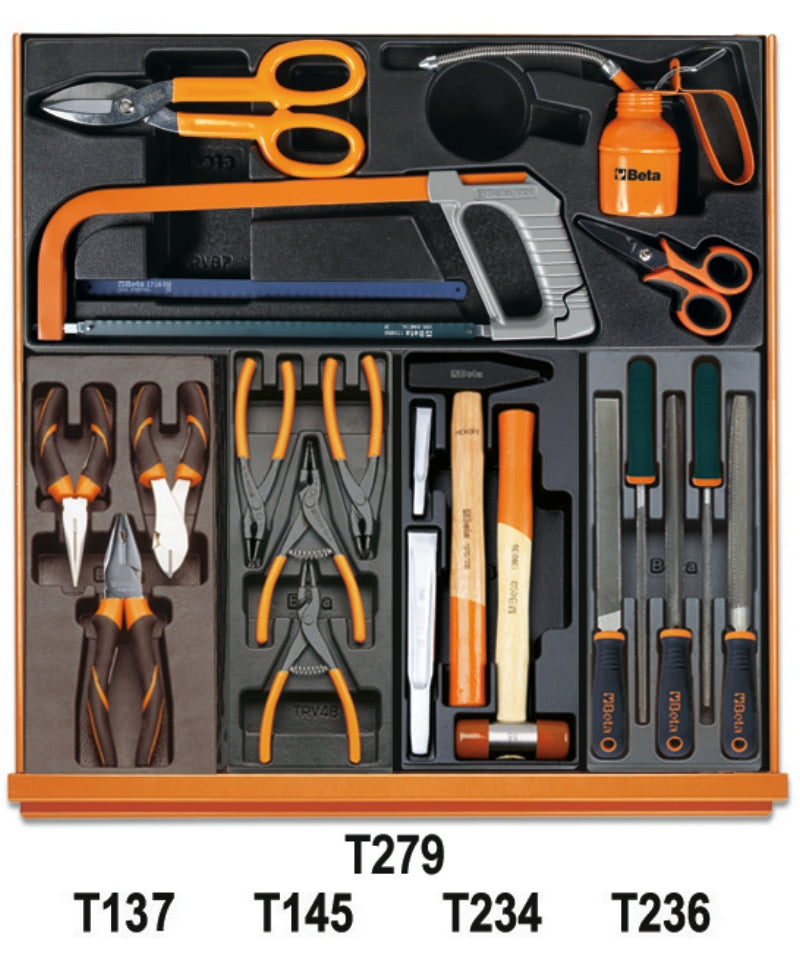 5910VI/3T-ASSORTMENT OF 261 TOOLS