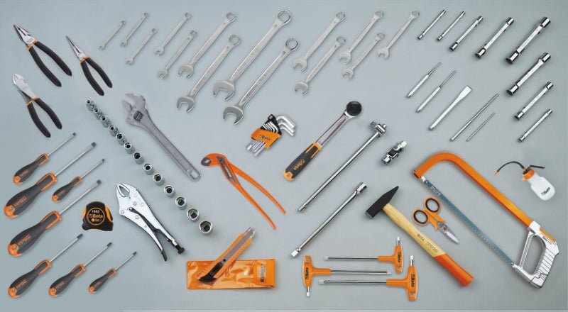 5915VU/3-ASSORTMENT OF 74 TOOLS