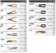 6600 M/253-ASSORTMENT OF 60 TOOLS