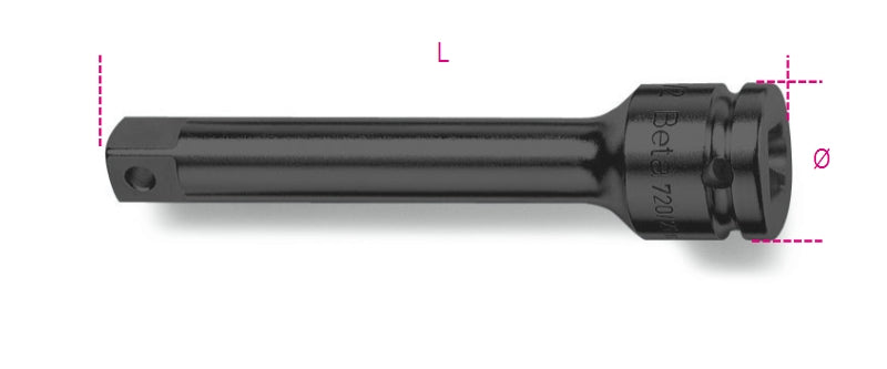 710/21-3/8" DRIVE IMPACT EXTENSION BAR