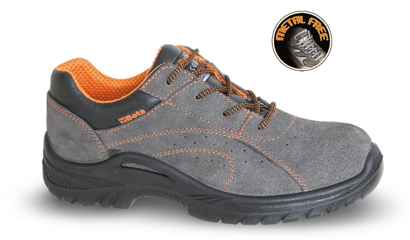 7210BKK 35-SOFT SUEDE SHOE, PERFORATED