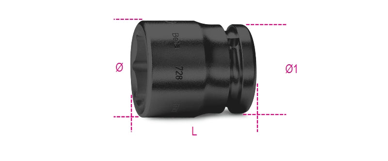 728AS 3/4-IMPACT SOCKETS STD SERIES
