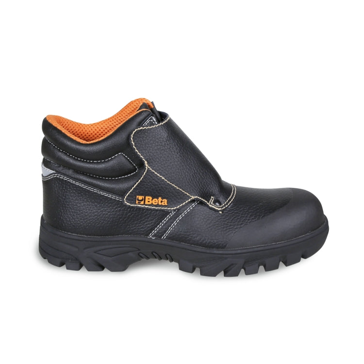 7310CRK LACE-UP BLACK LEATHER SHOE
