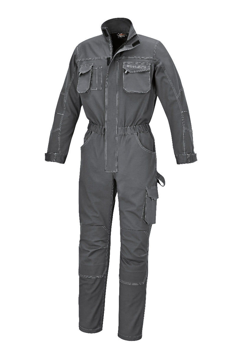7835ST XS-STRETCH WORK OVERALLS, GREY
