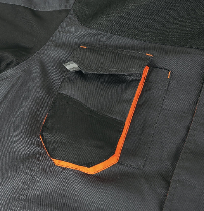 7905G XS-WORK OVERALLS, GREY