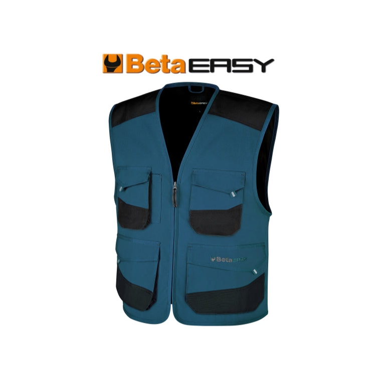 7907P SLEEVELESS WORK JACKET, PETROL