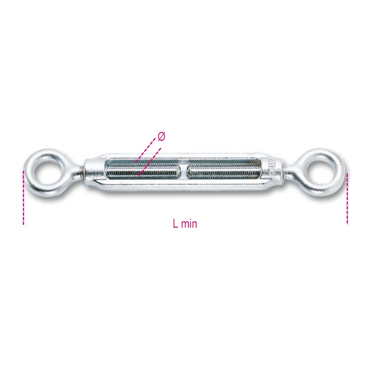 8005Z-K EYE-EYE TURNBUCKLES GALVANIZ.