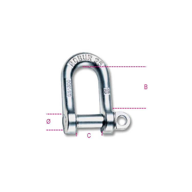 8025-K LIFTING WIDE DEE SHACKLES GR.4