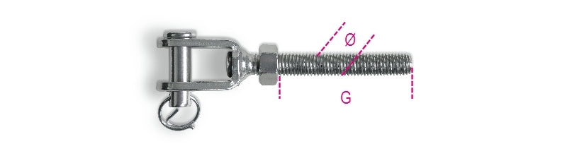 8210FD M10-TURNBUCKLE JAWS