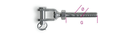 8210FS M14-TURNBUCKLE JAWS