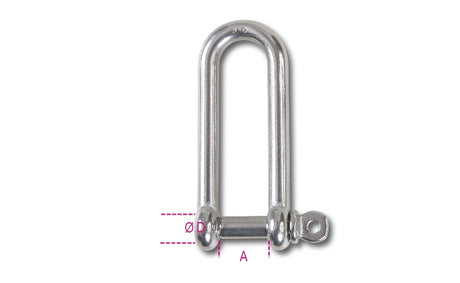 8227 12-LONG - STRAIGHT SHACKLES