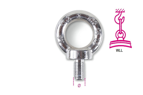 8240F M12-LIFTING FORG.EYEBOLTS AISI316L