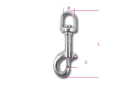 8264 16-SWIVEL HOOKS