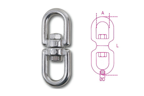 8272 6-EYE AND EYE SWIVELS