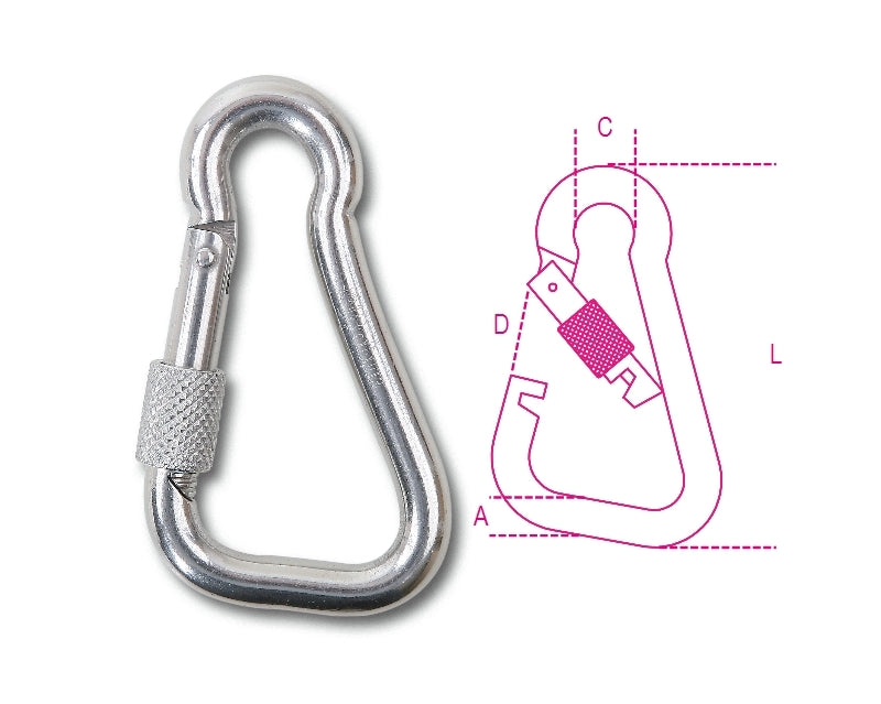 8276G 10X100-ASYM.CARABINE HOOK+RING NUT