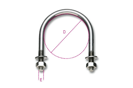 8381SX 18-U BOLTS FOR PIPES