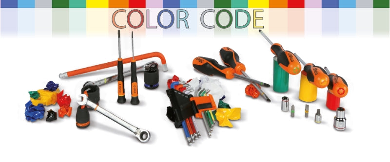 900MC 7-HEXAGON HAND SOCKETS, COLOURED