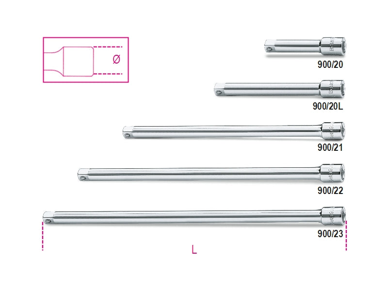 900/20-1/4" DRIVE EXTENSION BARS
