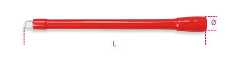 910MQ/22-3/8 DRIVE EXTENSION