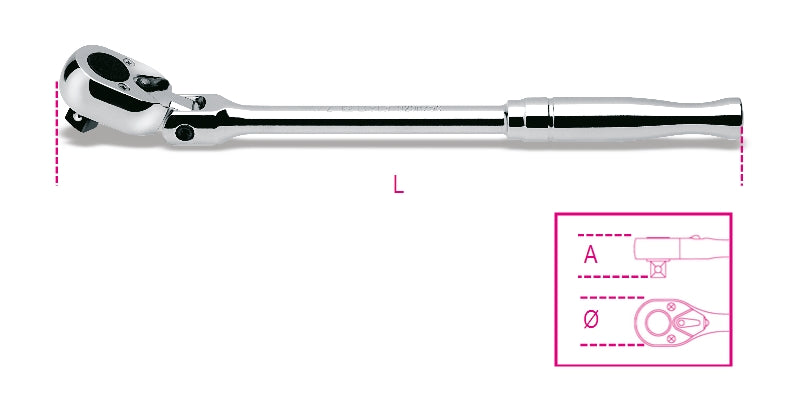 920M/56-1/2" REVERSIBLE SWIVEL RATCHET