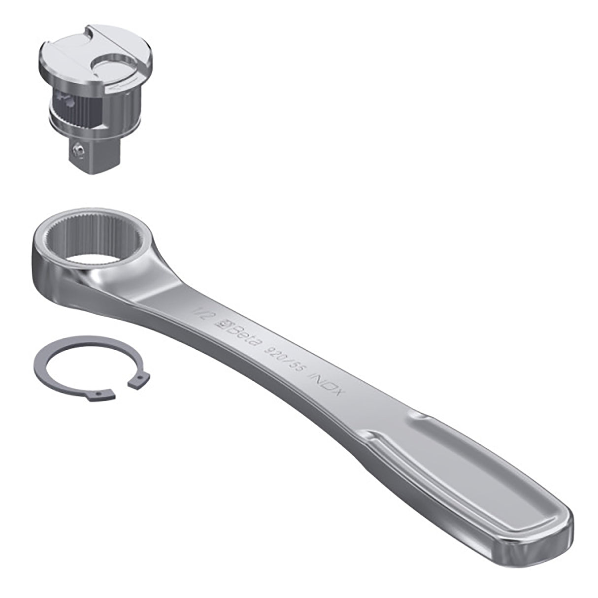 920/55 INOX-1/2 DRIVE REVERSIBLE RATCHET