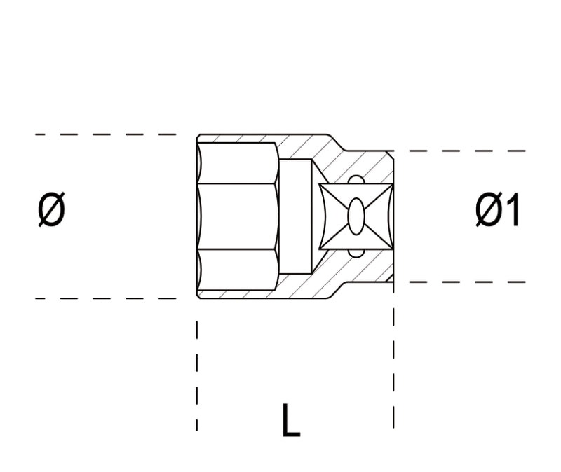921BA 13-SPARK-PROOF BI-HEX SOCKETS