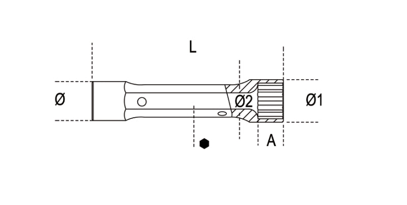 930 10X11-BI-HEX TUBULAR SOCKET WRENCHES