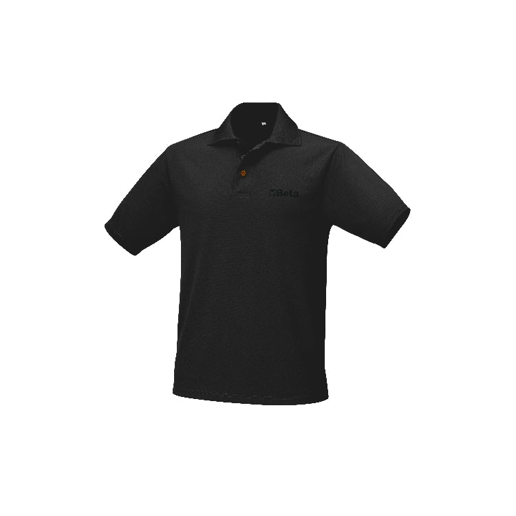 9533N POLYESTER SHIRT, BLACK