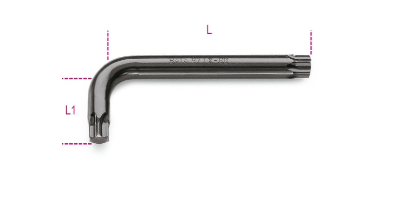 97TX 06-OFFSET KEY WR. FOR TORX® SCREWS