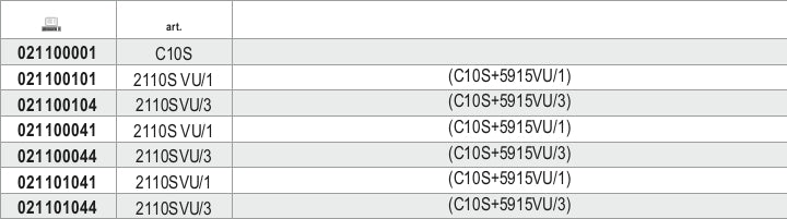 2110VU/1-TOOL BOX C10 + 45 PCS
