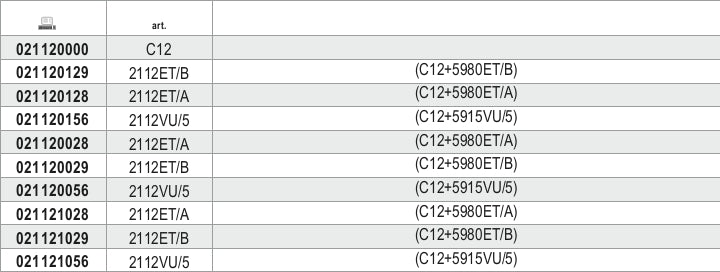 2112ET/B-BAG WITH 64PCS ELECTROTECHNIC